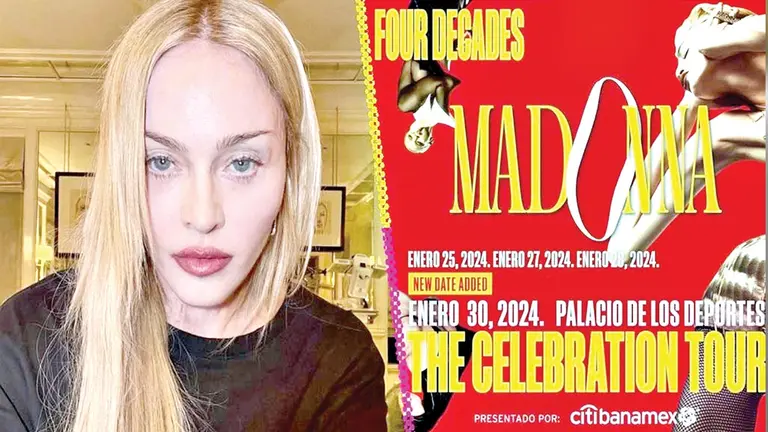 La primera imagen de Madonna luego de estar internada./ PRENSA LATINA