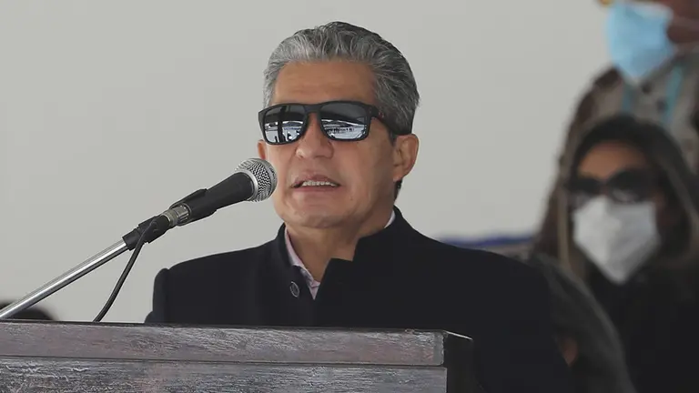 Imagen de archivo del ministro de Defensa de Bolivia, Edmundo Novillo./ EFE