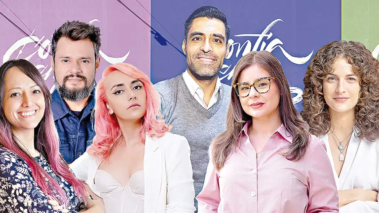 Algunos expertos que confirmaron su presencia en la Bienal del Cartel Bolivia BICeB&eacute; 2023./ BICEBE