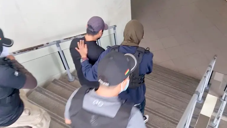 El sargento de la Polic&iacute;a aprehendido en el caso "narcovuelo"./  FISCALIA GENERAL DEL ESTADO.