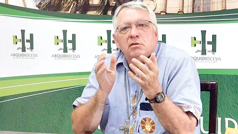 El Monse&ntilde;or Robert Flock, obispo de San Ignacio de Velasco. / CEB