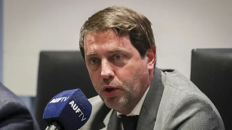 Fotograf&iacute;a de archivo del presidente de la Asociaci&oacute;n Uruguaya de F&uacute;tbol, Ignacio Alonso./ EFE