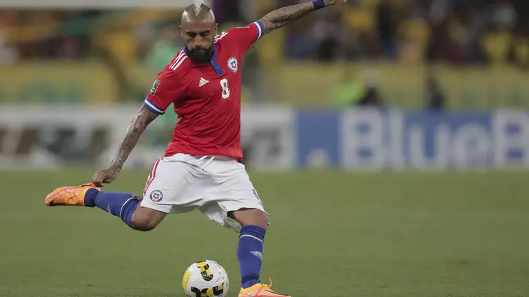 El futbolista Arturo Vidal, de Chile, en una fotograf&iacute;a de archivo./ EFE