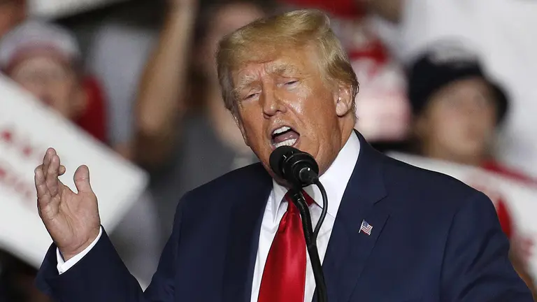 El expresidente de EE.UU. Donald Trump, en una fotograf&iacute;a de archivo./ EFE