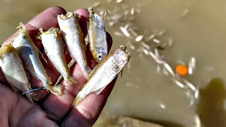 Cientos de peces murieron en la represa de La Angostura./ DICO SOLÍS