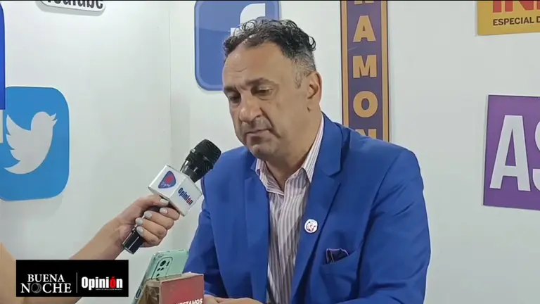 El presidente del consejo de Administraci&oacute;n de Comteco, Gamal Serhan, en Buena Noche. CAPTURA DE VIDEO