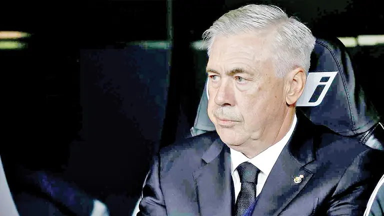 Carlo Ancelotti, entrenador del Real Madrid./ EFE