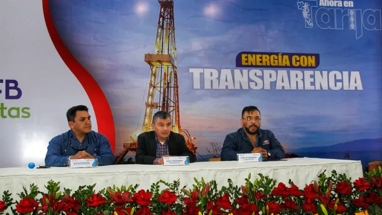 Encuentro realizado en la ciudad de Tarija./ YPFB
