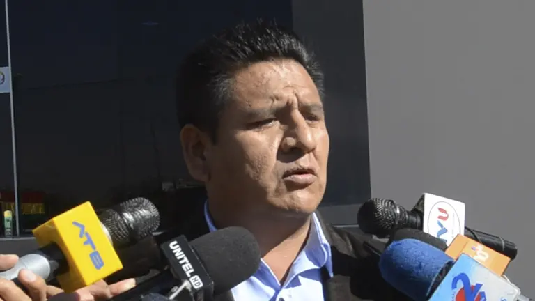 El alcalde de Sacaba Pedro Guti&eacute;rrez, en una entrevista./ GAMS