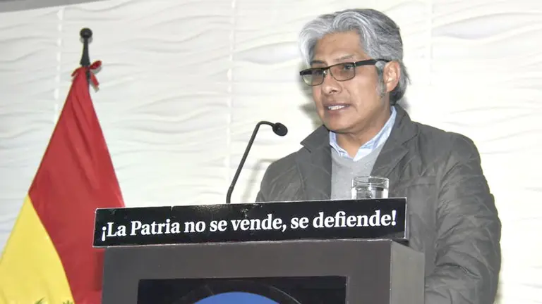 El Procurador del Estado, Wilfredo Ch&aacute;vez./ ABI