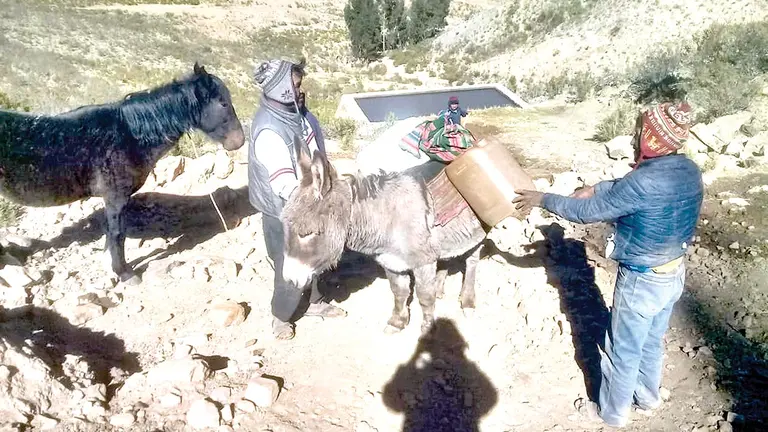 El abastecimiento con poca agua en la regi&oacute;n Andina./ MANCOMUNIDAD REGI&Oacute;N ANDINA
