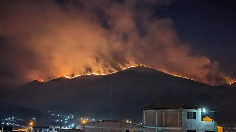 Incendio en Colomi./ TUNARI SIN FUEGO