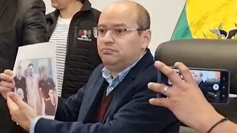 El diputado Erwin Baz&aacute;n intenta relacionar el caso Marset con Columna Sur. ERBOL