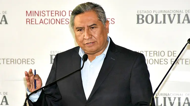 Foto de archivo del ahora excanciller de Bolivia Rogelio Mayta. APG