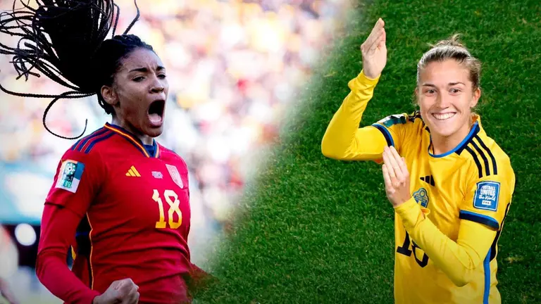 Representantes de Espa&ntilde;a y Suecia, selecciones que se medir&aacute;n en las semifinales del Mundial Femenino. RTVE.ES