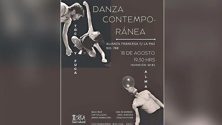 Afiche del evento "Tocata y Fuga" y "Alma"./ AF