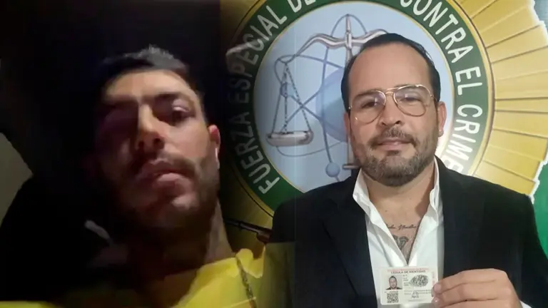 Del lado izquierdo, el narco uruguayo Sebasti&aacute;n Marset. Del otro, el abogado Roberto A.S. Composici&oacute;n OPINI&Oacute;N
