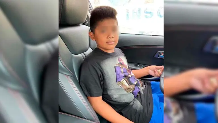 El menor de 12 a&ntilde;os que fue secuestrado. RRSS