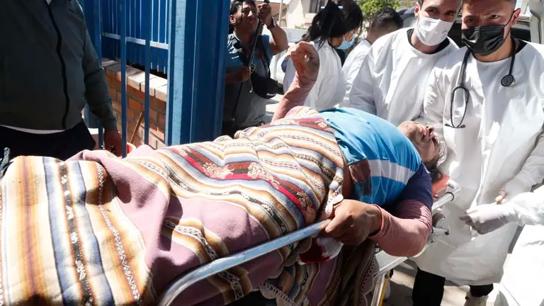 Un herido es ingresado a un centro m&eacute;dico en Quillacollo. APG