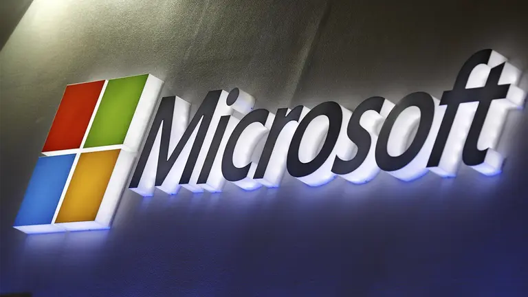 Fotograf&iacute;a de archivo del logo de Microsoft./ ARCHIVO