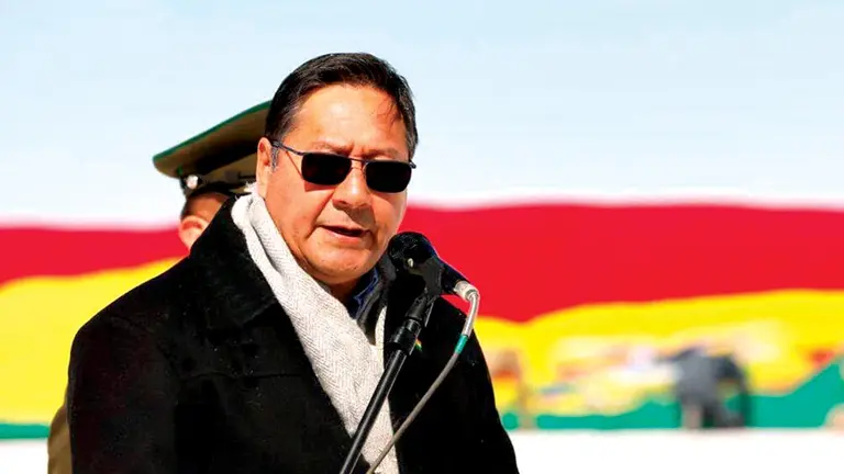 El presidente de Bolivia, Luis Arce, en una visita a Sudáfrica./ AGENCIAS