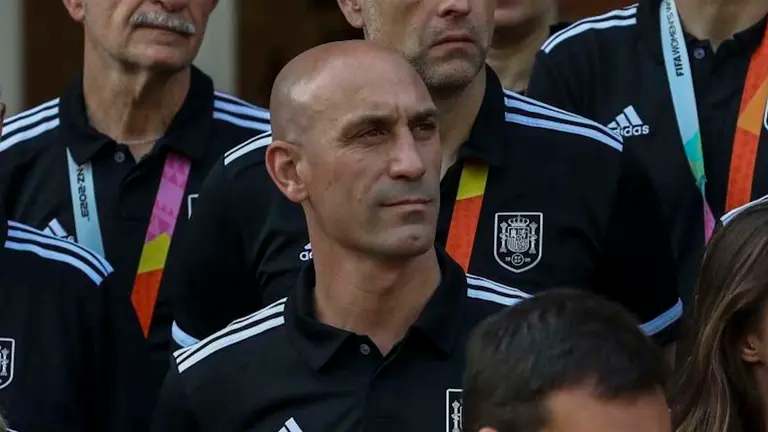 El titular de la Federaci&oacute;n Espa&ntilde;ola de F&uacute;tbol, Luis Rubiales. PUBLICADO EN CNN