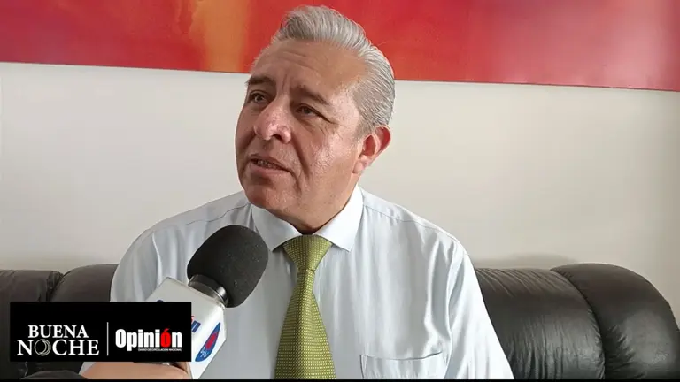 El presidente de la ICAM, Juan Carlos Viscarra, en Buena Noche de Opini&oacute;n./ CAPTURA DE VIDEO
