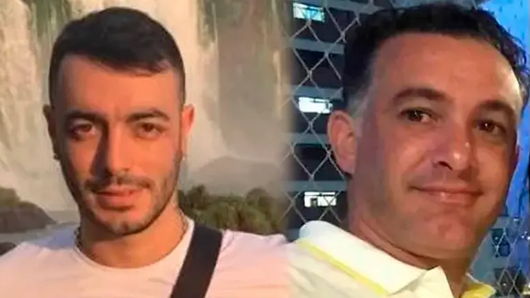 El narco uruguayo Sebasti&aacute;n Marset junto a su presunto recaudador Federico Santoro. ARCHIVO