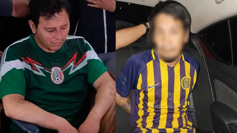 El funcionario torturado cuando fue encontrado en 2022, una foto del sujeto aprehendido. COMPOSICI&Oacute;N OPINI&Oacute;N