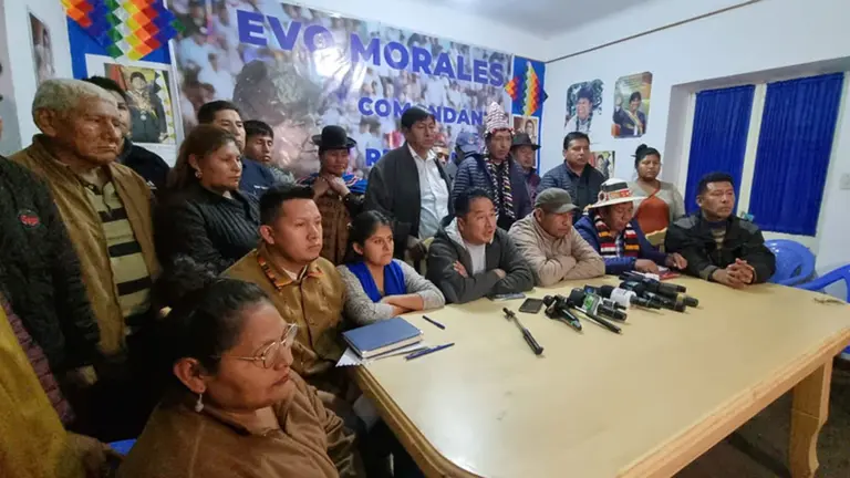Integrantes del ala "evista" sobre el nuevo Pacto de Unidad. TOMADA DE ERBOL