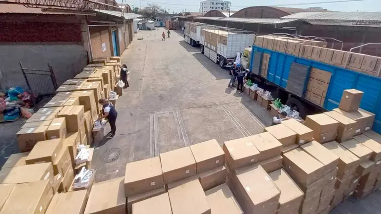 Una imagen referencia de la mercadería incautada./ ADUANA NACIONAL