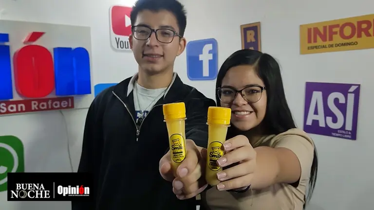 Los propietarios de Smile Shots, en Buena Noche./ CAPTURA DE VIDEO
