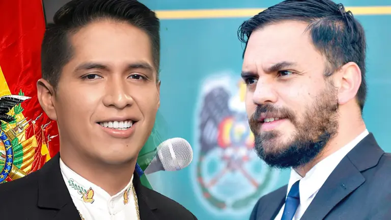 El presidente del Senado, Andr&oacute;nico Rodr&iacute;guez junto al ministro de Gobierno, Eduardo del Castillo. COMPOSICI&Oacute;N OPINI&Oacute;N