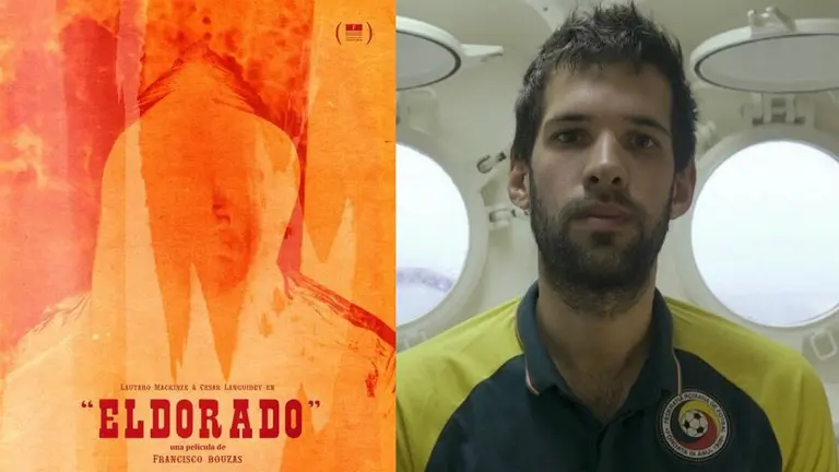Car&aacute;tula promocional de &ldquo;El Dorado&rdquo; y Francisco Bouzas. cinenacional.com