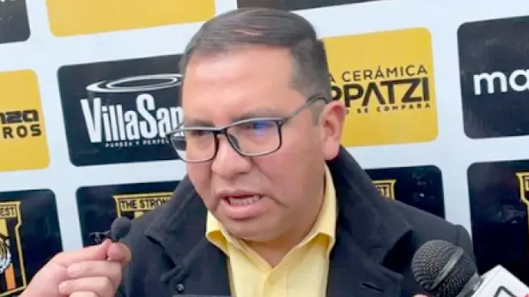 El presidente del club The Strongest, Héctor Montes./ OXIGENO.BO