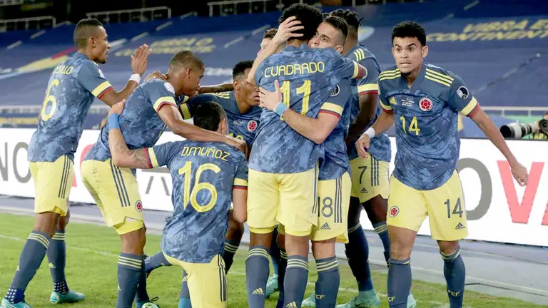 Jugadores de la selección Colombia, en una fotografía de archivo./ EFE