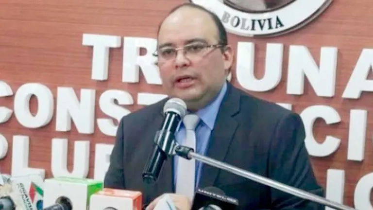 El presidente del TCP, Paul Franco./ OXIGENO.BO