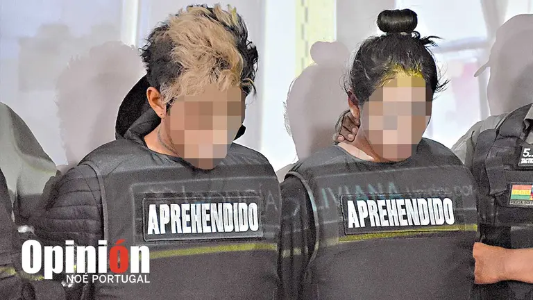 Mauricio M.E. y Fernanda Medeline L.M., pareja sindicada de robo agravado./ NO&Eacute; PORTUGAL