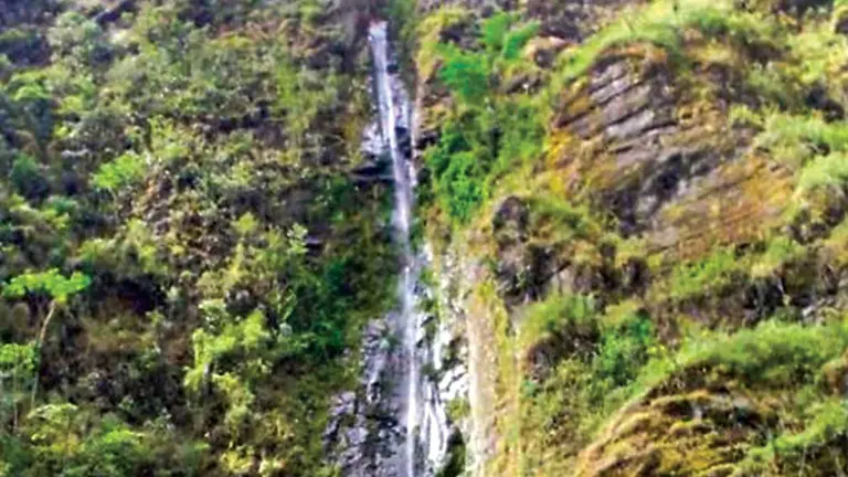 La cascada "Velo de la Novia", en La Paz./ FIDES