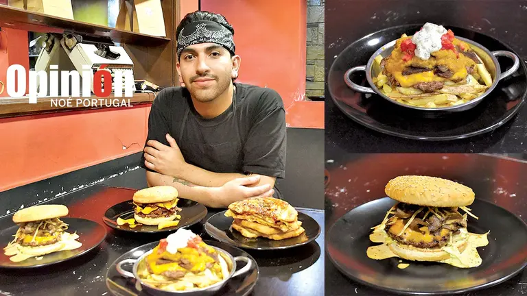 El chef Diego Heredia, ofrece una amplia gama de hamburguesas y sándwiches./ NOÉ PORTUGAL