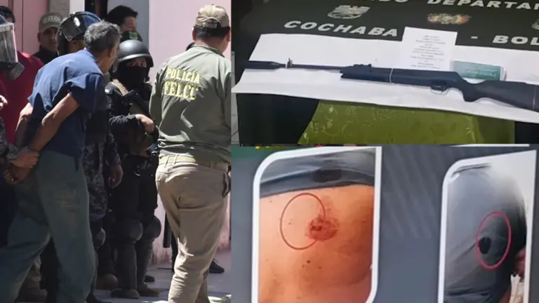 Hombre de 65 a&ntilde;os que hiri&oacute; con arma de aire comprimido a un vecino y dos poliC&iacute;as. Composici&oacute;n OPINI&Oacute;N