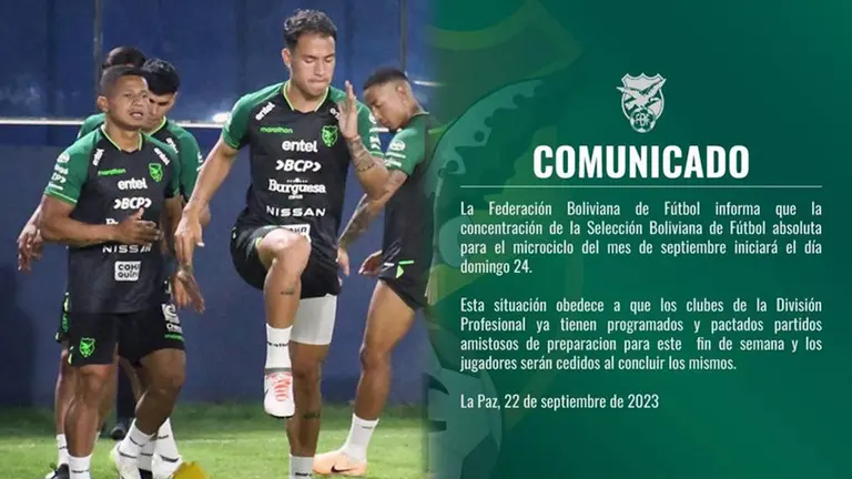 Entrenamiento de la Verde y el comunicado de la FBF. APG Y FBF