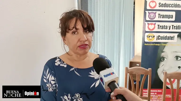 La jefa de la Defensor&iacute;a de la Ni&ntilde;ez y Adolescencia, Cinthia Prado, en Buena Noche./ CAPTURA DE VIDEO