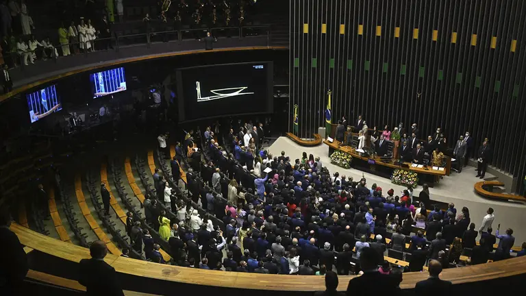 Fotograf&iacute;a de archivo de una sesi&oacute;n del Congreso Nacional, en Brasilia (Brasil)./ EFE