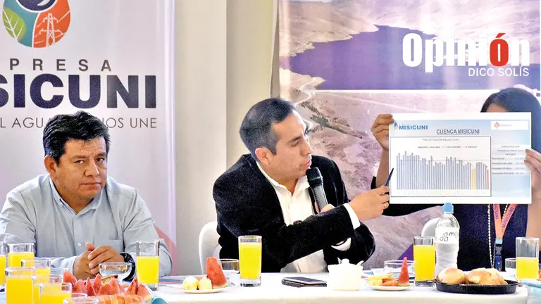 El presidente de la Empresa Misicuni, Oscar Zelada, hizo referencia a la fase de Vizcachas &ndash; Putucuni.