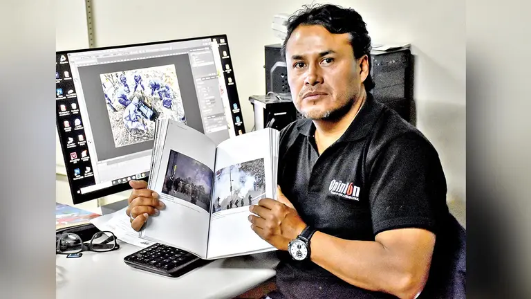 Dico Sol&iacute;s, fotoperiodista del diario OPINI&Oacute;N.