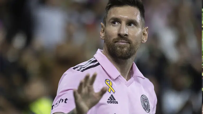 Lionel Messi de Inter Miami celebra un gol, en una fotograf&iacute;a de archivo. /EFE