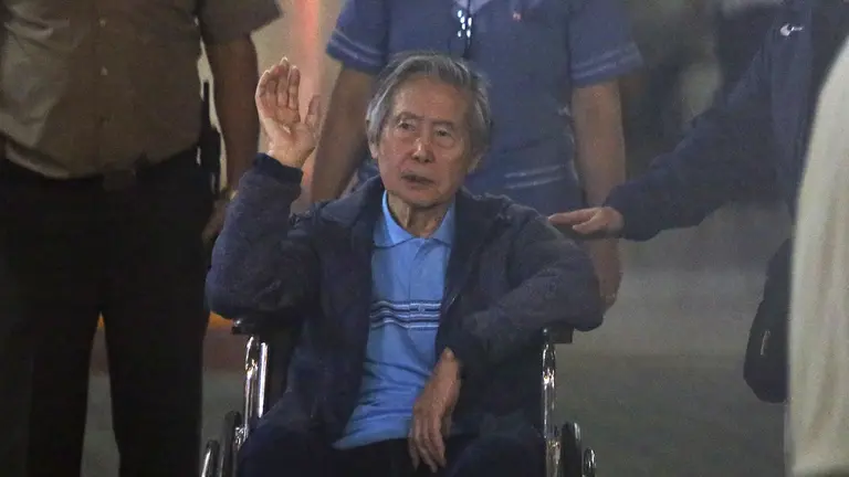 El expresidente de Per&uacute; Alberto Fujimori, en una fotograf&iacute;a de archivo./ EFE