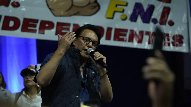 El candidato presidencial ecuatoriano asesinado Fernando Villavicencio, en una fotograf&iacute;a de archivo. EFE