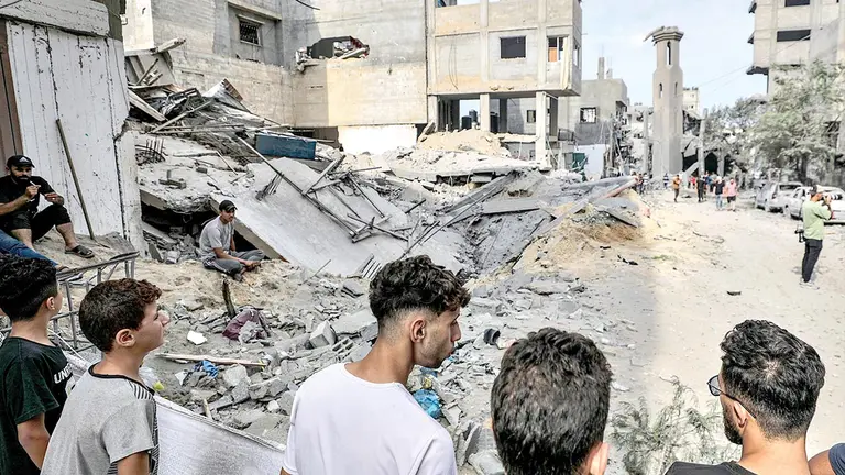 Desastres en la guerra Israel-Ham&aacute;s./ EFE